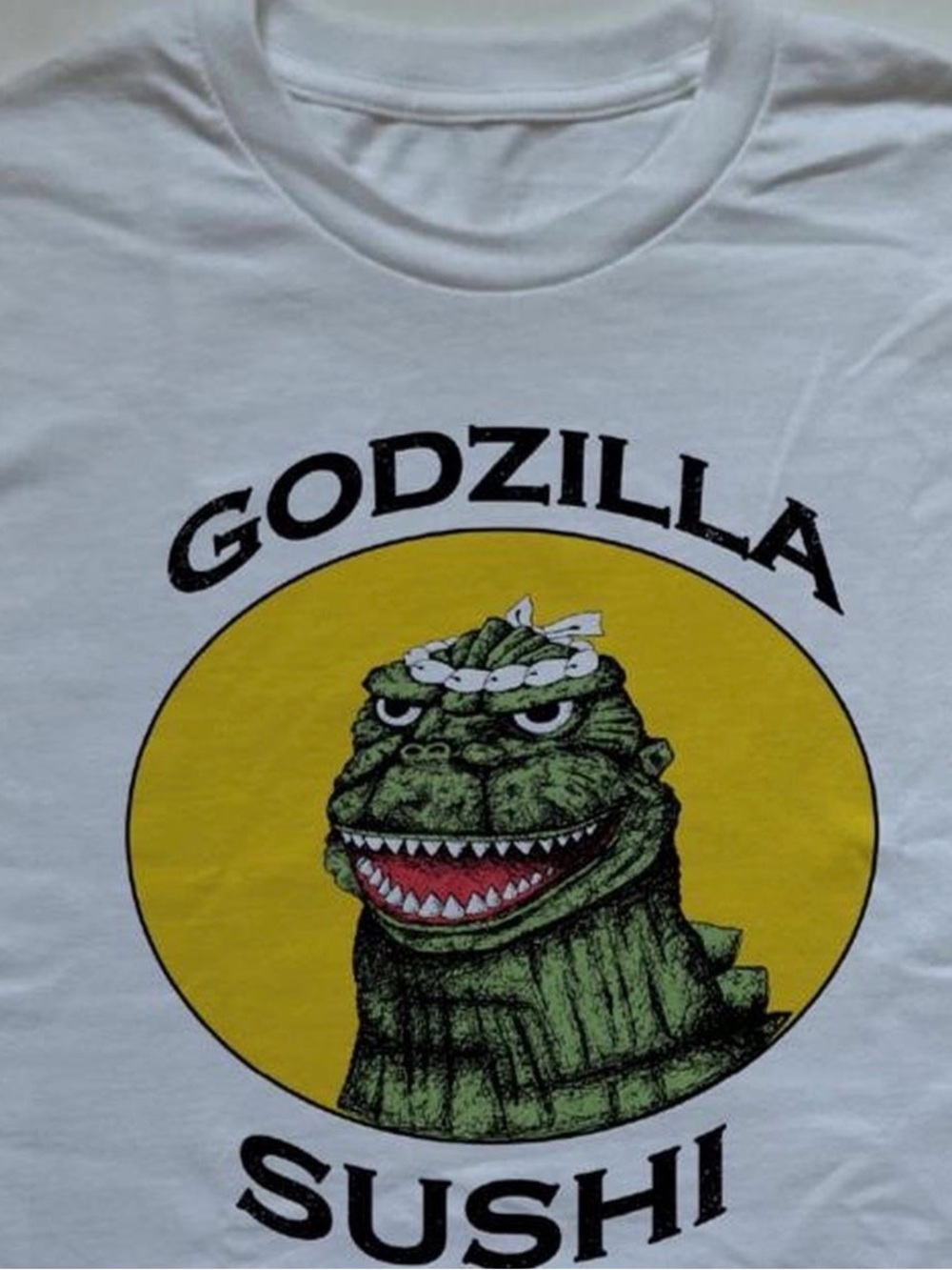 Godzilla Sushi tshirt restaurant souvenir tee humor shirt